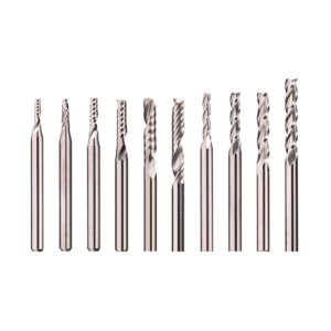 FoxAlien Router Bits Kit for Aluminum Engraving 10pcs
